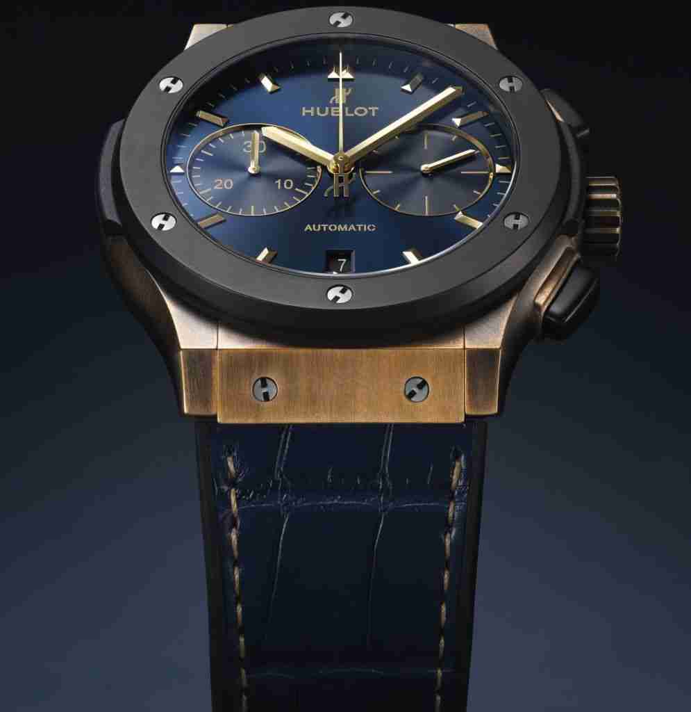 2018 Replica Uhren Hublot Classic Fusion Automatik Chronographen Bronze Bucherer Blau Edition 45mm Bewertung 2
